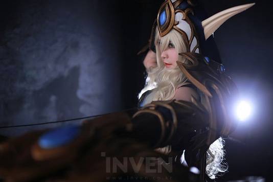 韩国妹子希尔瓦娜斯cos高清图