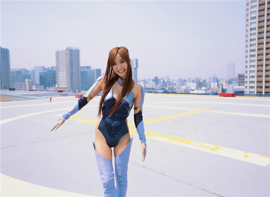 日本明星木口亚矢化身女战士cosplay图片