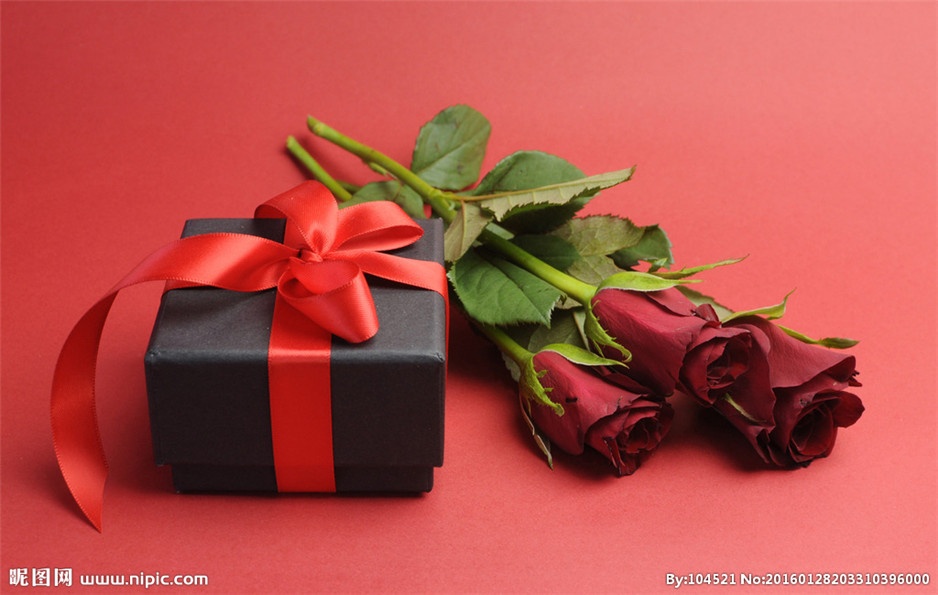 情人节礼物玫瑰花高清空间素材