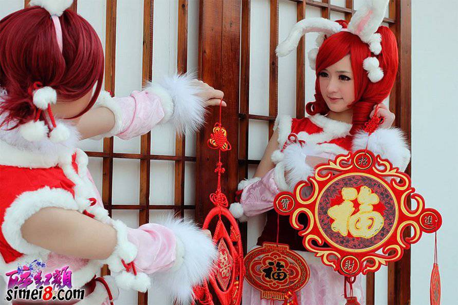 兔女郎cos新年贺岁福利图片
