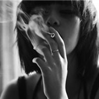 非主流霸气抽烟女生qq头像图片