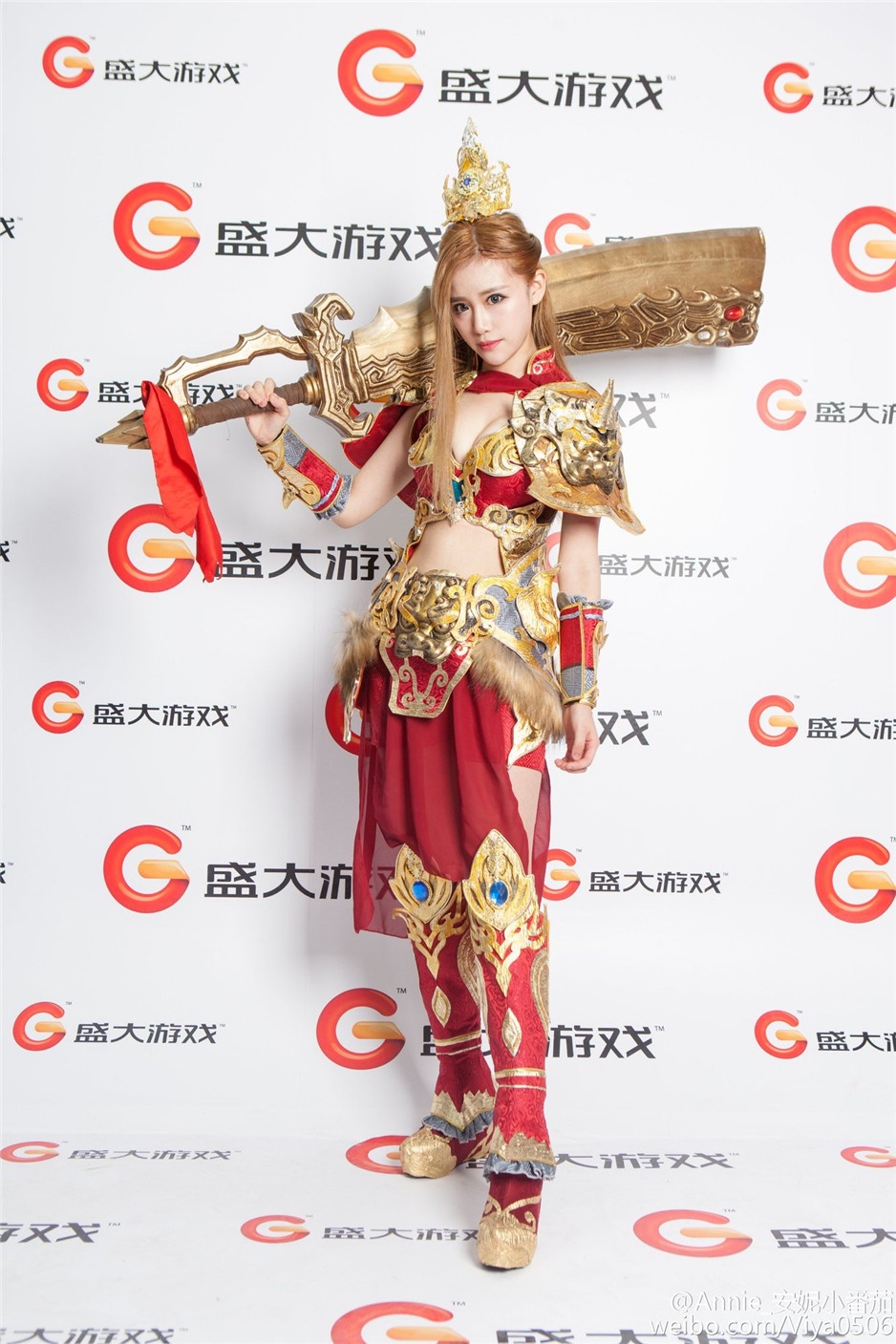 游戏cosplay美女陈安妮Annie微博晒美图