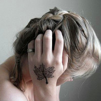个性的女生纹身QQ头像图片