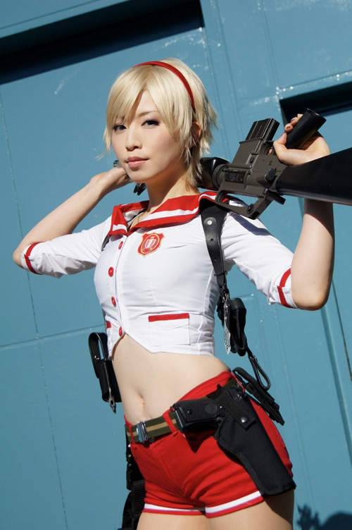 漂亮美眉生化危机cos图片