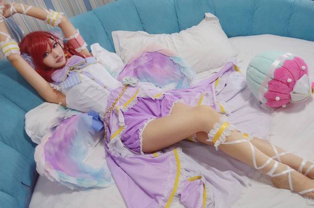 动漫人物西木野真姬cos图片