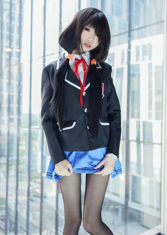 日本cosplay校服女生图片