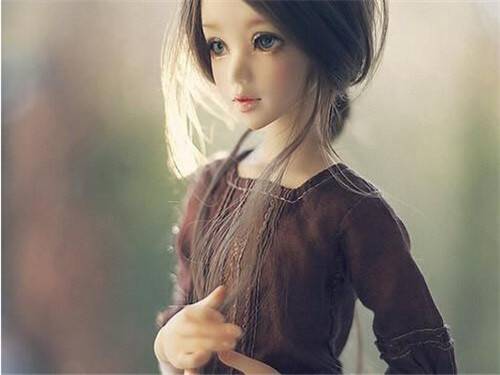 幸福芭比娃娃意境的图片素材