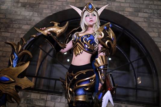 韩国妹子希尔瓦娜斯cos高清图