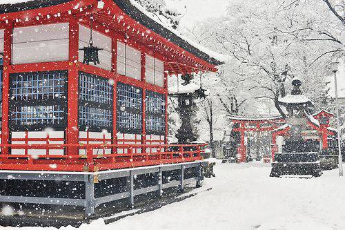 意境唯美雪景QQ秀图片