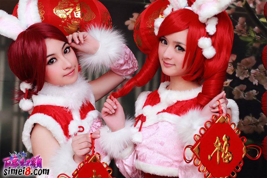 兔女郎cos新年贺岁福利图片