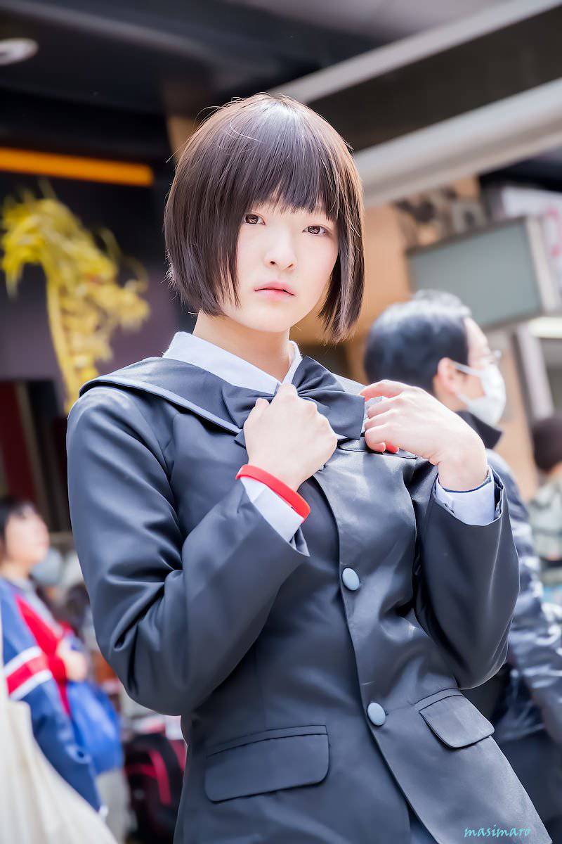 日本Coser肉球あやと学生服制服诱惑