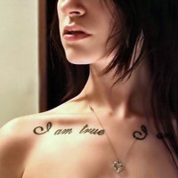个性的女生纹身QQ头像图片