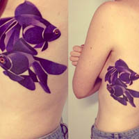 把爱情留在皮肤上情侣纹身图片