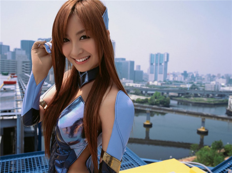 日本明星木口亚矢化身女战士cosplay图片