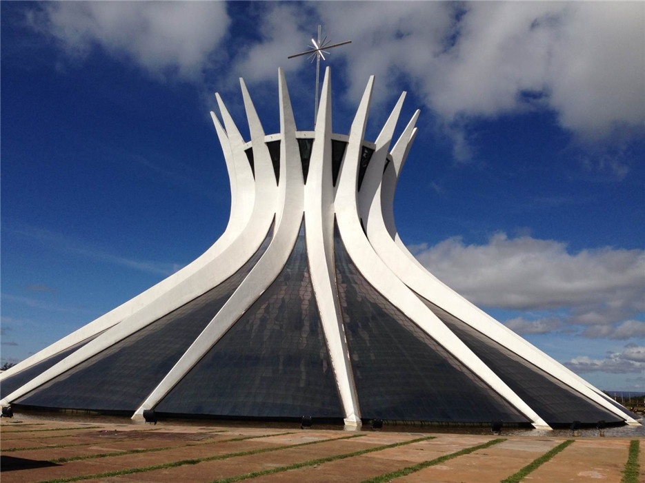 现代建筑巴西利亚大教堂图片