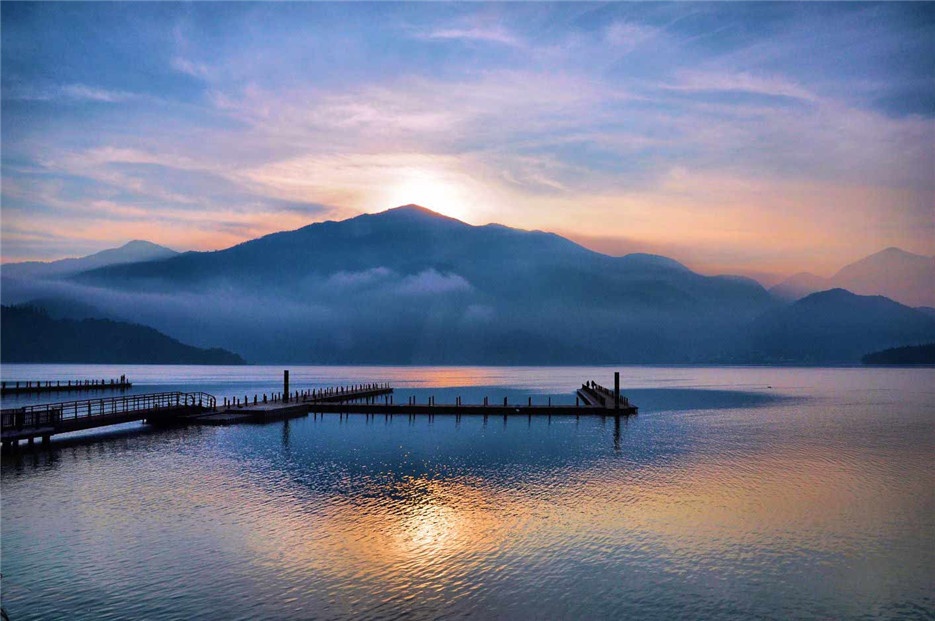 我国宝岛台湾日月潭风景图片