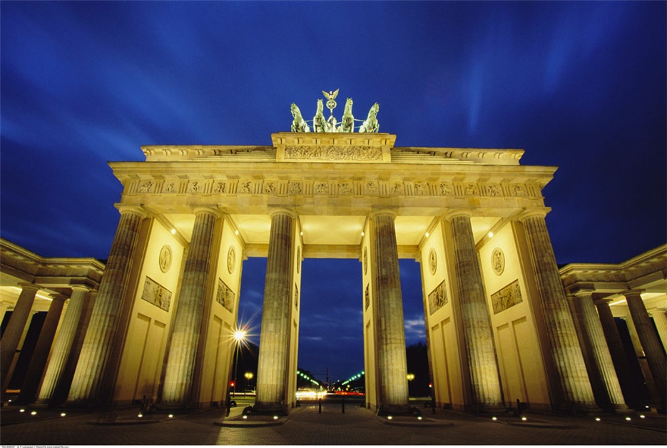德国勃兰登堡门建筑图片欣赏