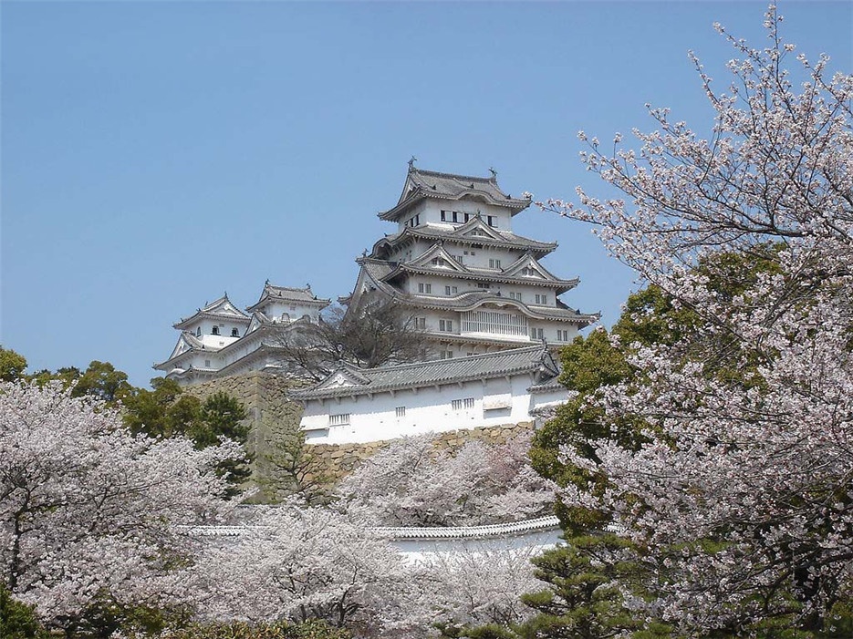 日本大阪府天守阁景色图片