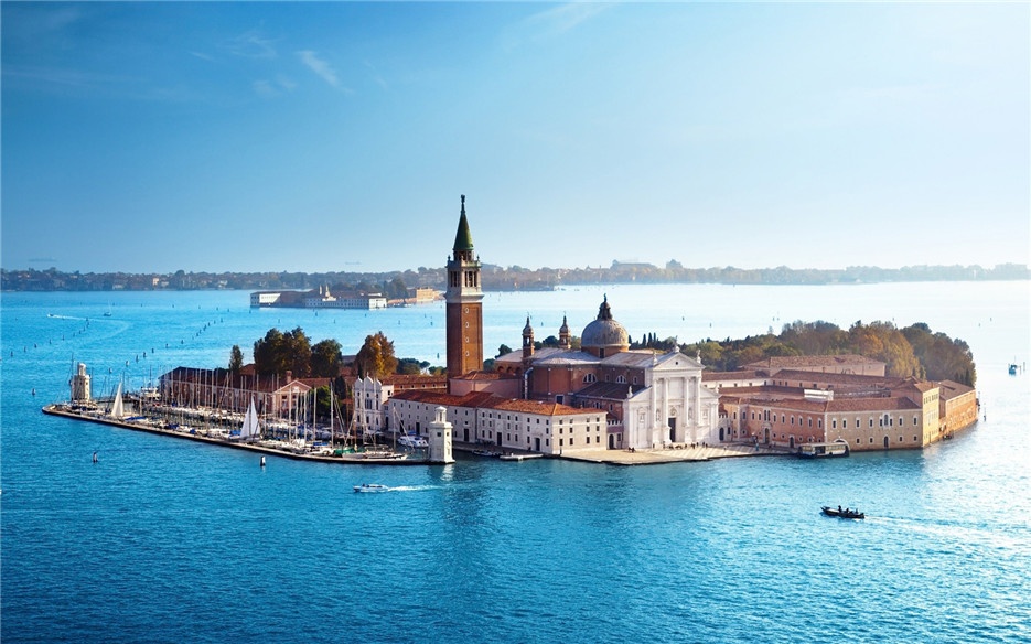 唯美的意大利威尼斯水城风景图片