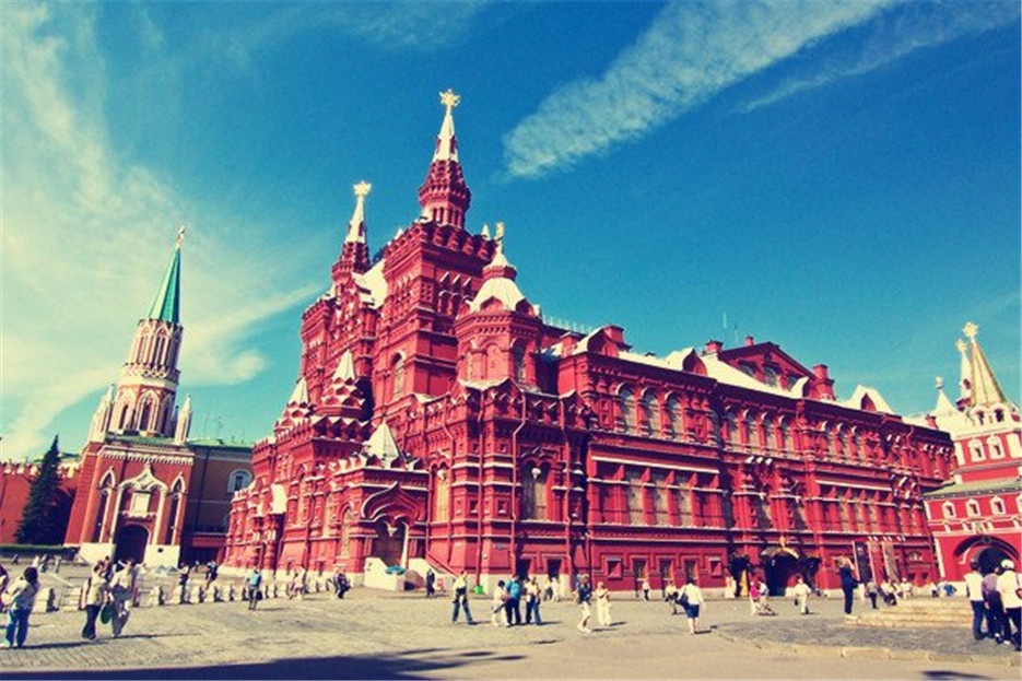 历史的见证莫斯科红场高清图片