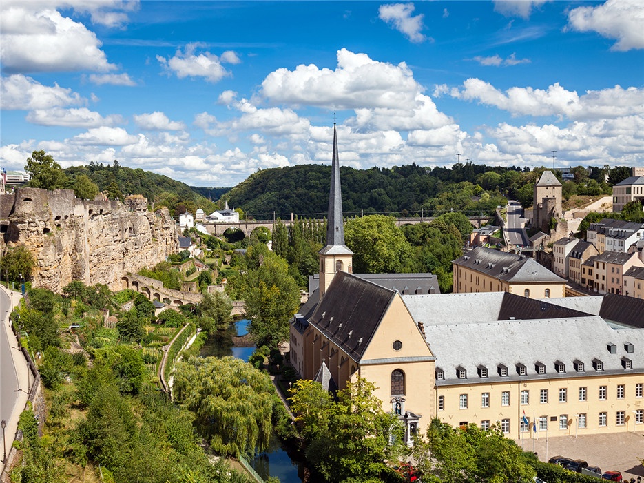西方传统建筑卢森堡风景图片
