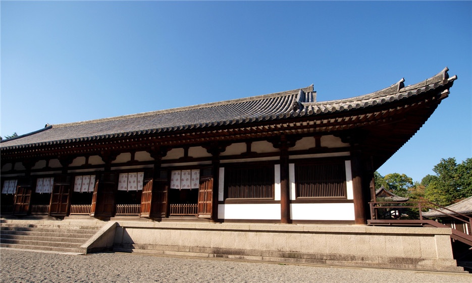日本奈良唐招提寺建筑图片