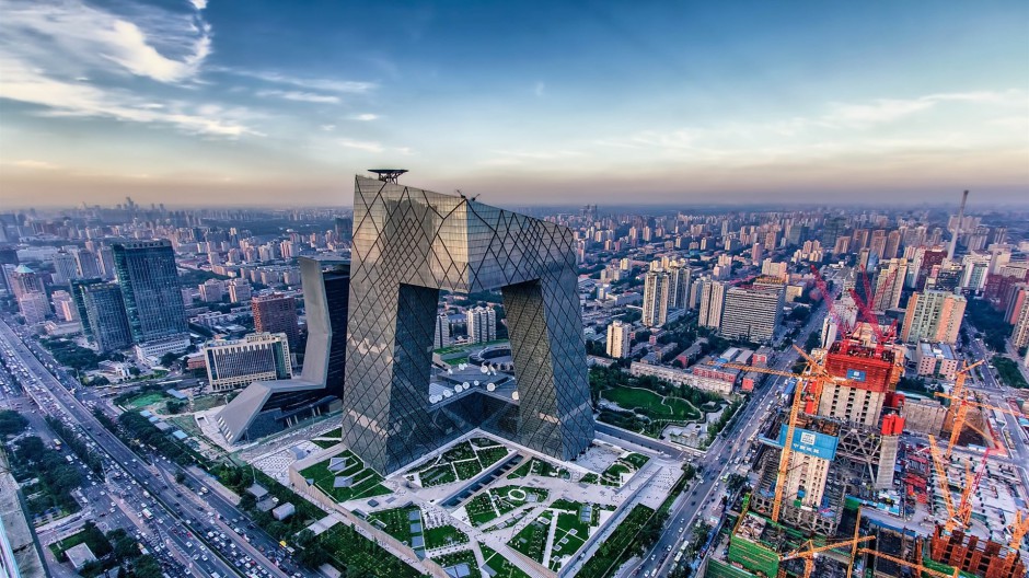 北京国贸大厦城市建筑风景图片