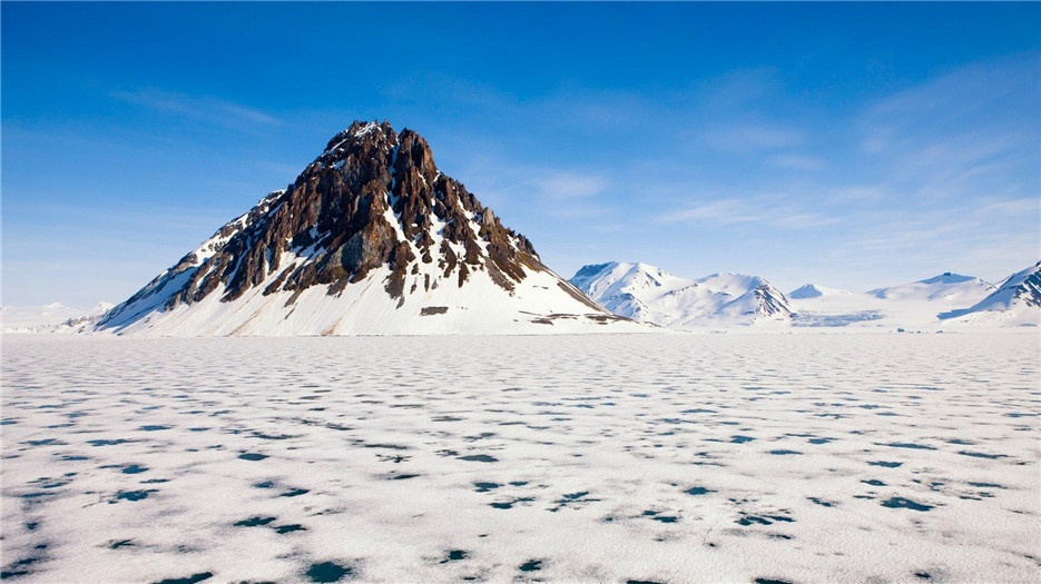 千里冰封的北极风景图片集锦