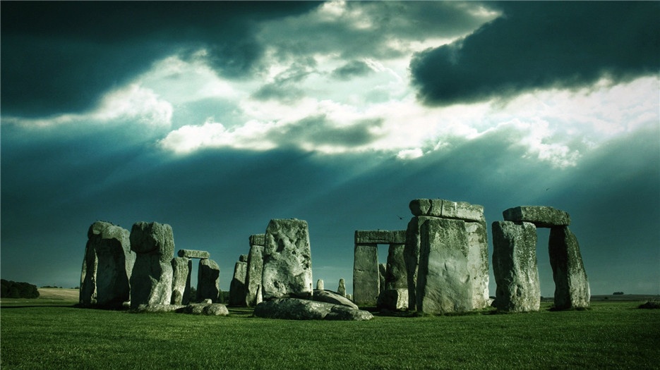 英国索尔兹伯巨石阵建筑图片