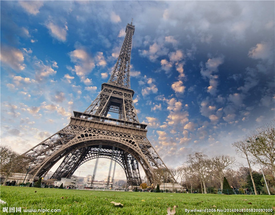 浪漫之都法国巴黎埃菲尔铁塔图片