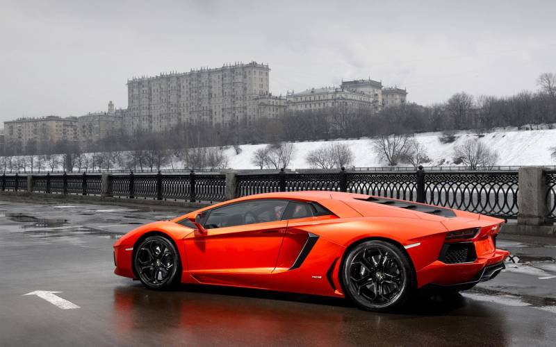 精选超清兰博基尼Aventador LP700-4敞篷跑车图片