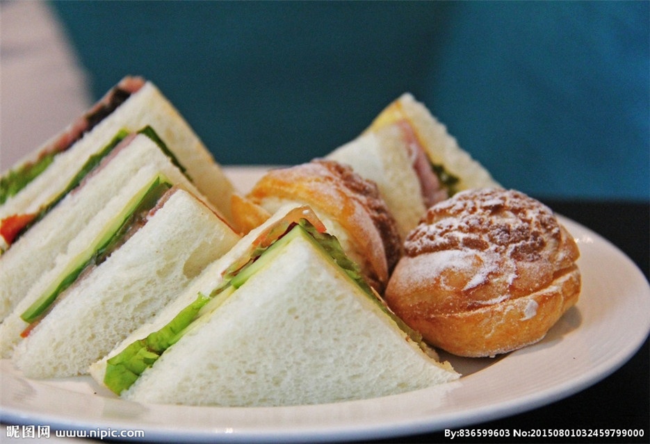 美味可口的自制三明治图片欣赏