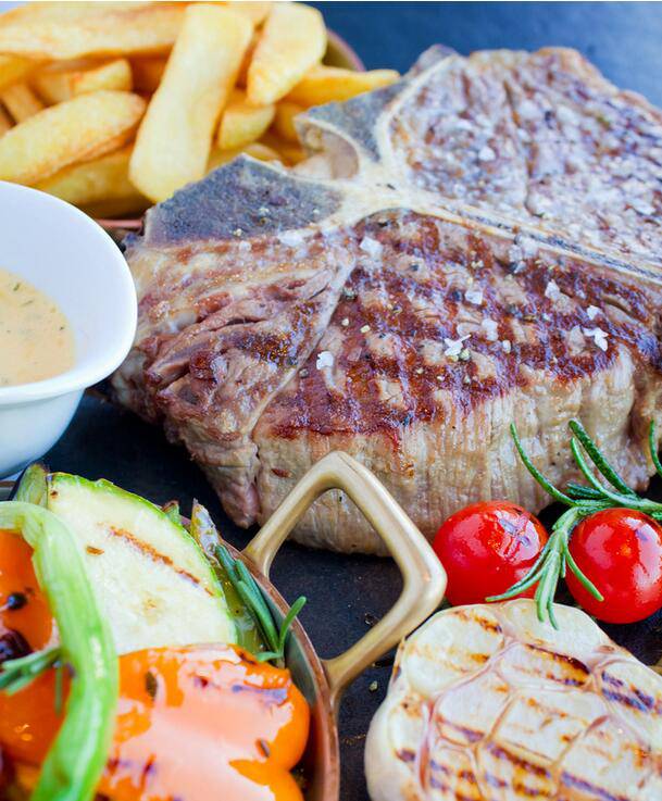 好吃的秘制黑椒牛排图片