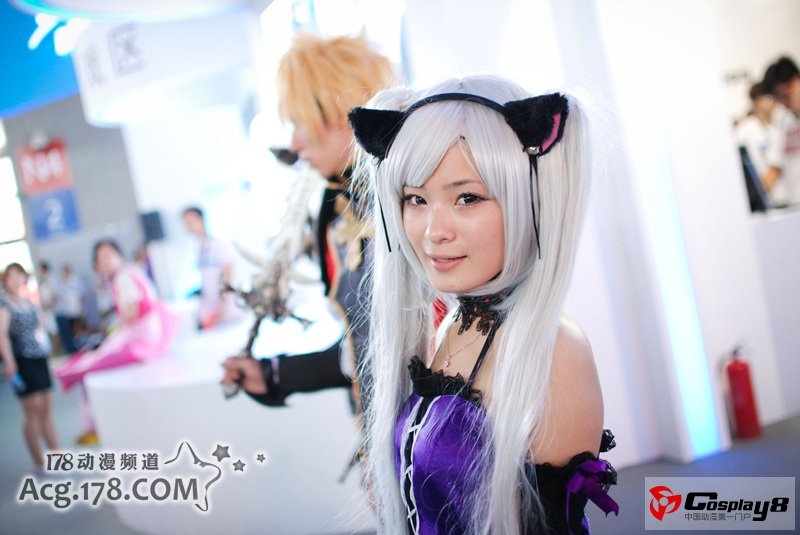 国内游戏展览会cosplay美女图片