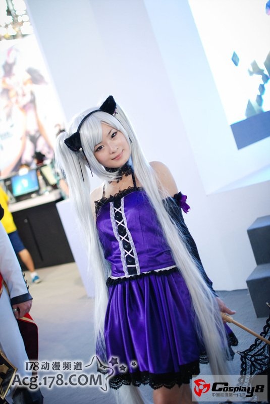 国内游戏展览会cosplay美女图片