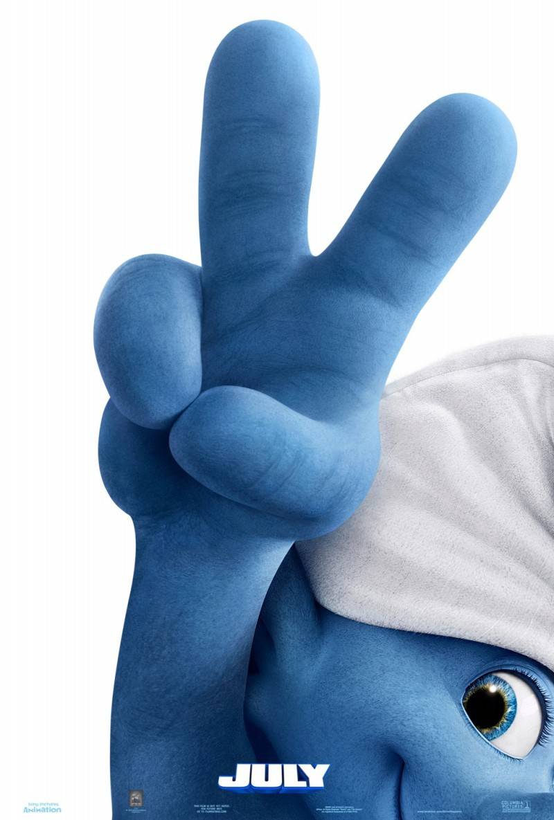 《蓝精灵2》高清电影海报图片