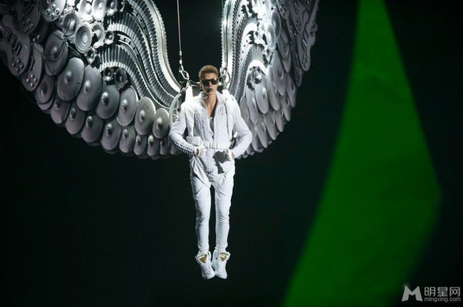 加拿大男歌手贾斯汀·比伯美国演唱会精彩回顾