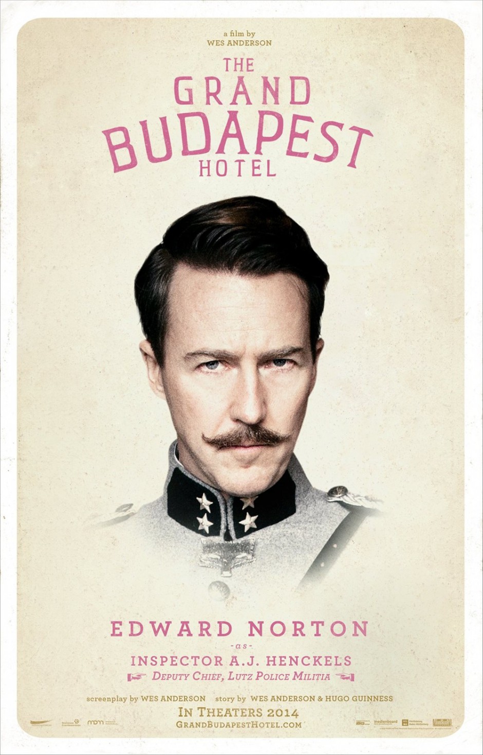 《布达佩斯大饭店》人物海报