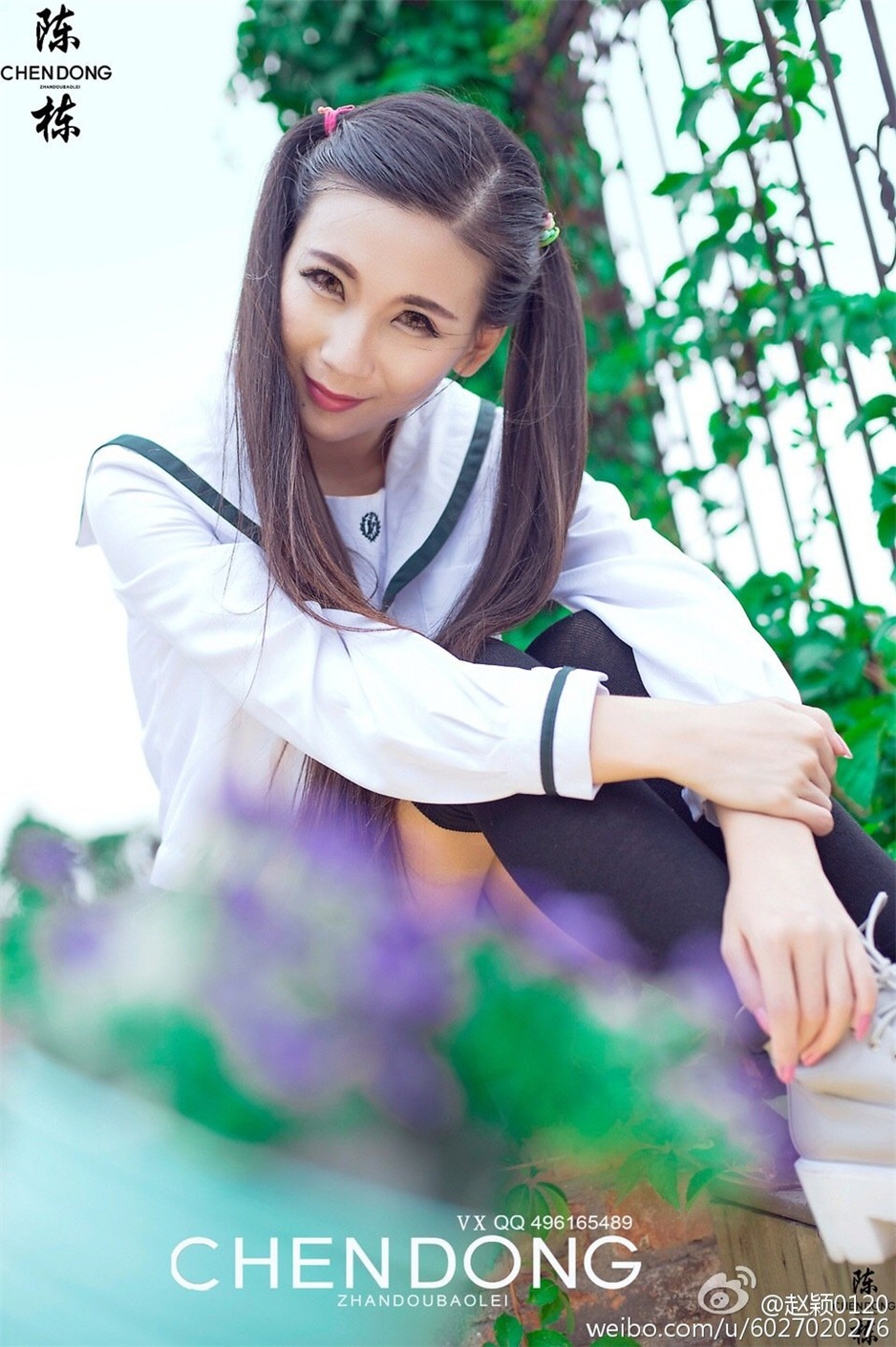 90后学生妹子赵颖小清新写真图片