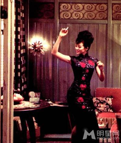 演员章子怡旗袍图片 展现古典之美