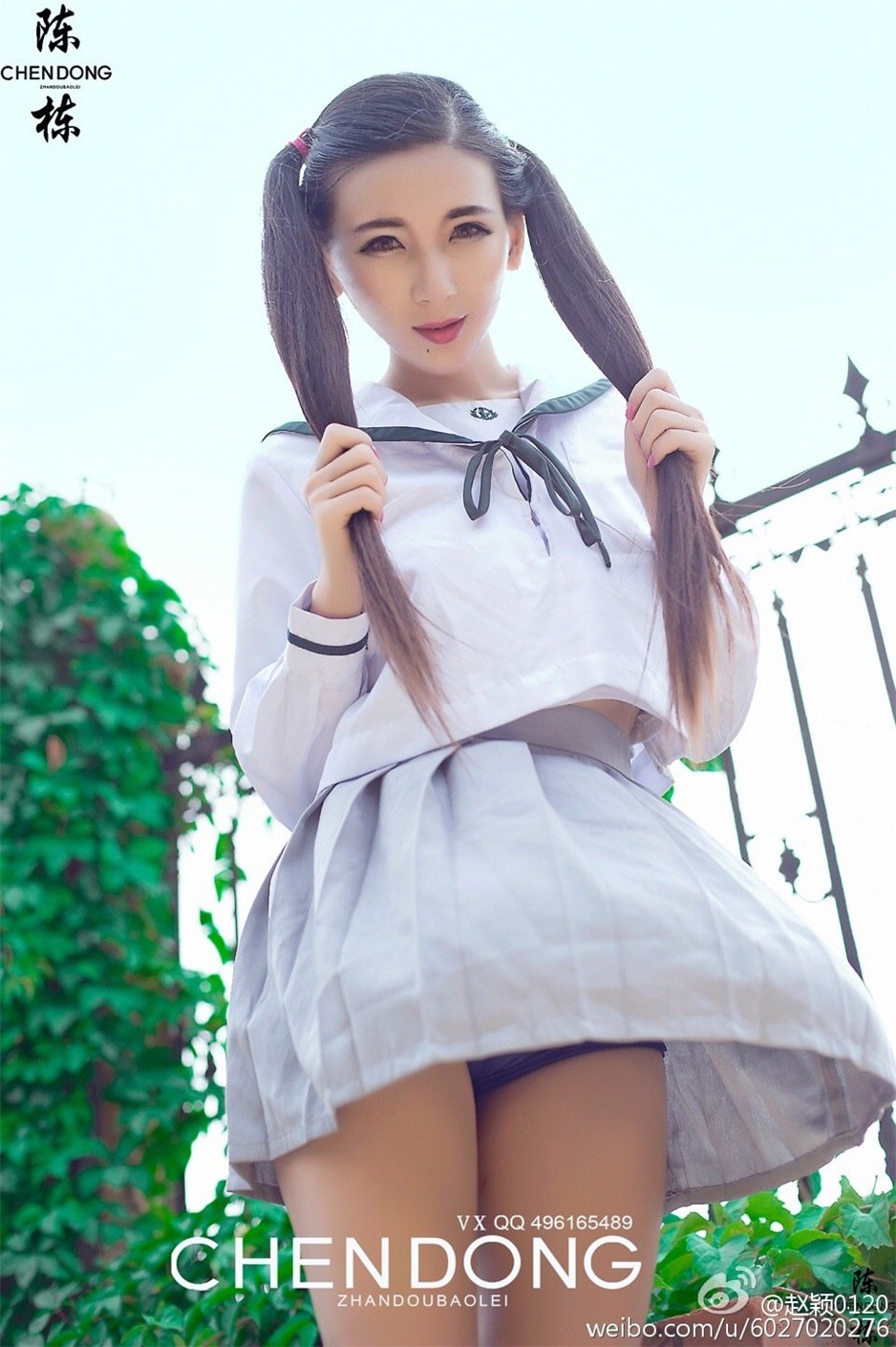 90后学生妹子赵颖小清新写真图片