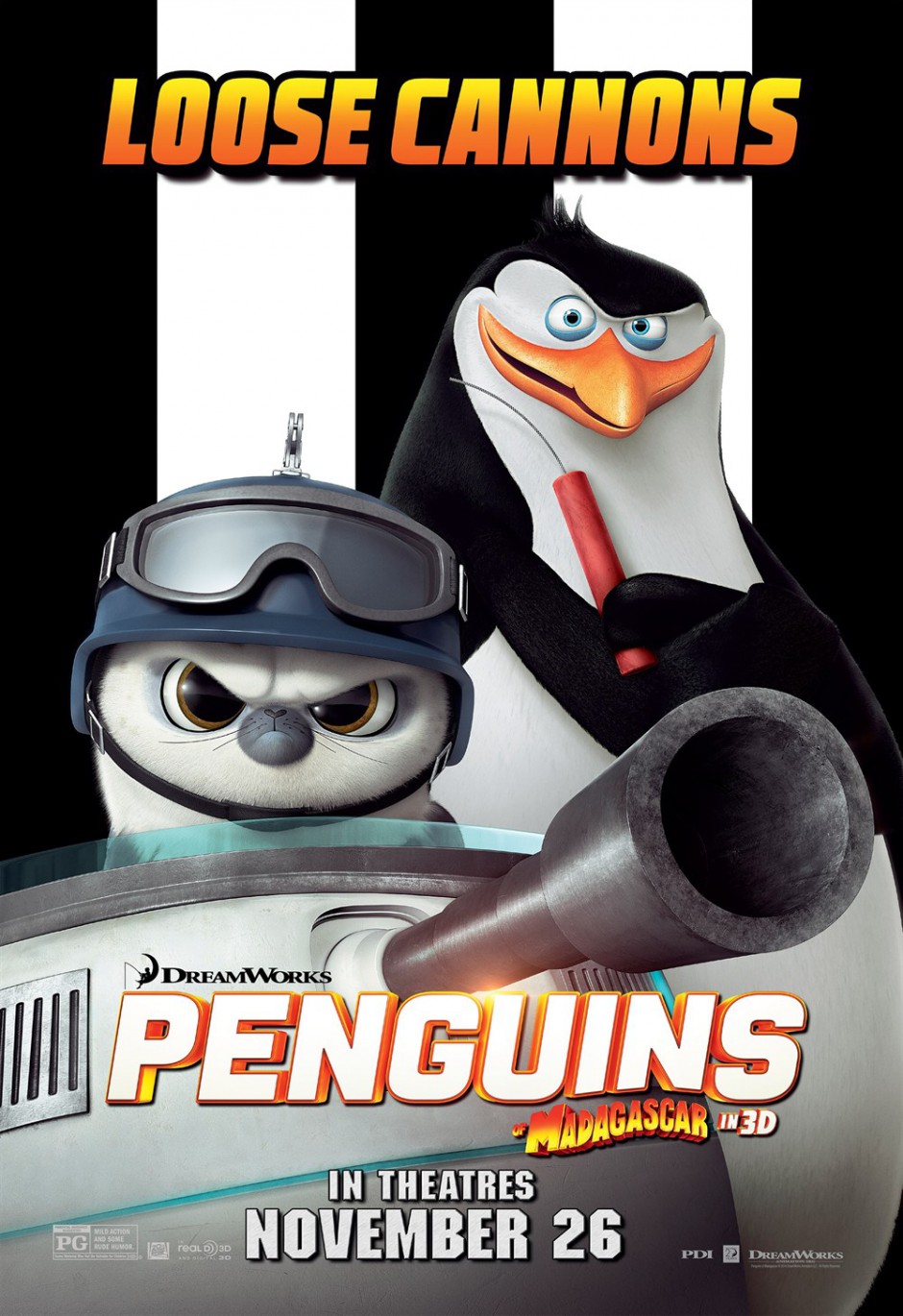 《马达加斯加的企鹅》海报