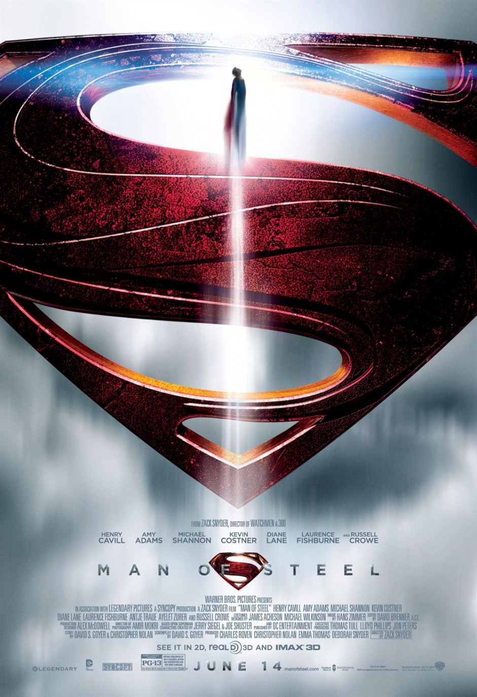 科幻片《超人：钢铁之躯》电影海报