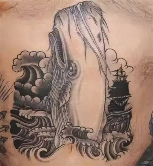 航海梦系列胸部纹身图案