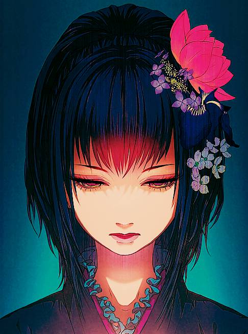 优美伤感动漫女生图片集锦