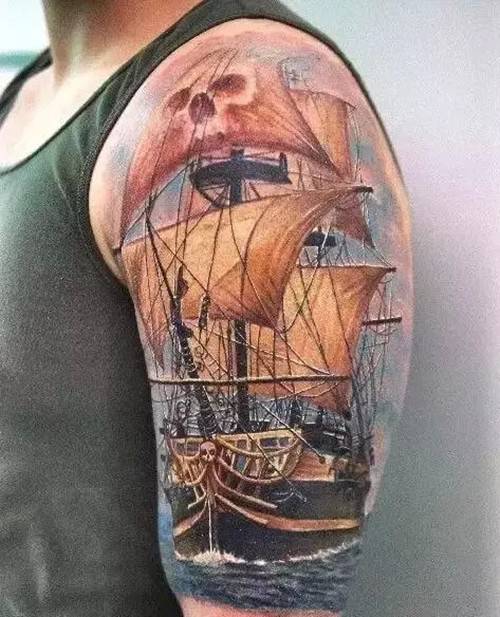 超霸气的维京海盗纹身素材欣赏