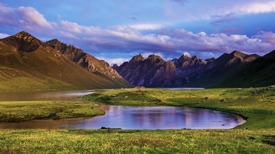 唯美的青海山脉风景图片赏析