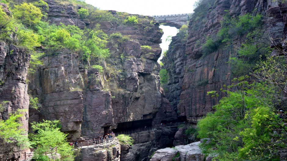 河南红石峡风景区摄影图片