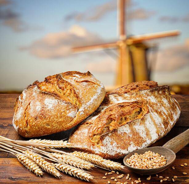 小麦面包超清摄影图片