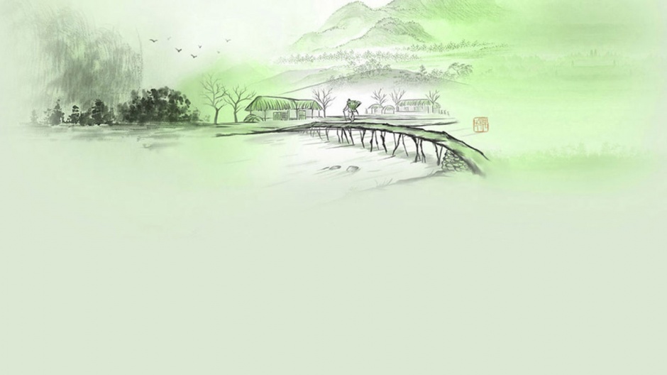 中国风水墨画背景图片素材